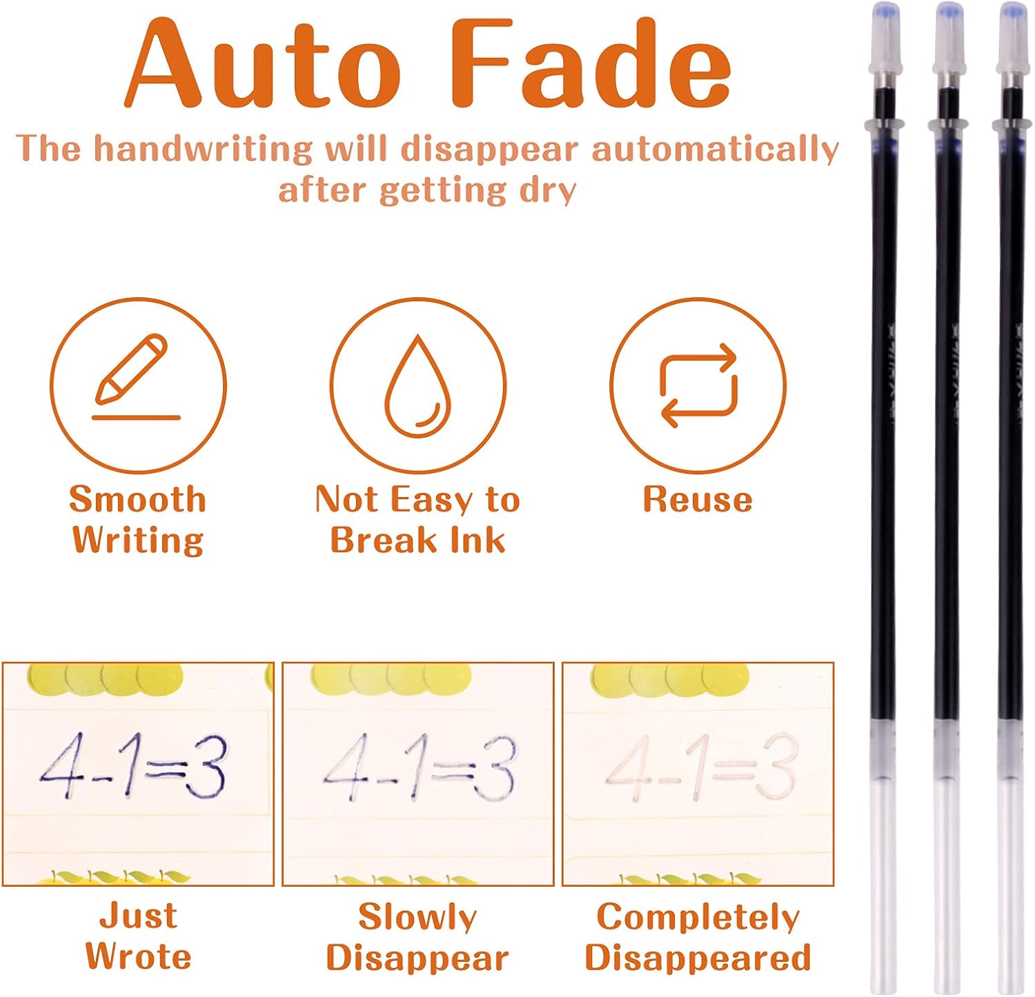 Pack of 4 German Magic Exercise Book with 12 Pens, Groove Calligraphy Reusable Handwriting Drawing for Children Calligraphy Numbers Drawing Letters – Bild 5