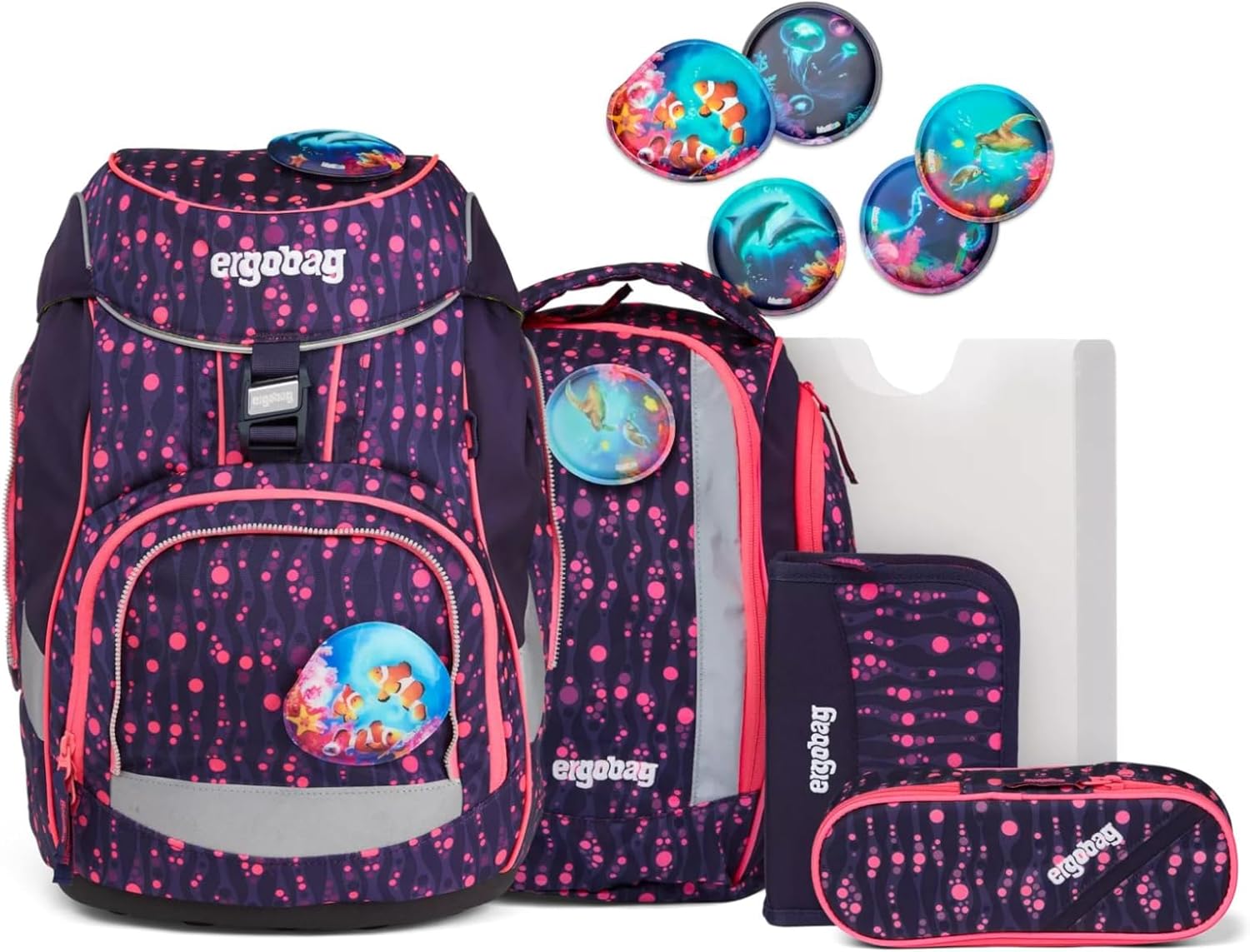 ergobag Unisex Children's Pack School Backpack Set Backpack
