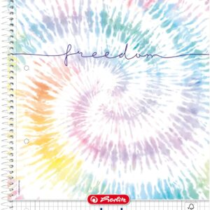 Herlitz New Batic Freedom A4 College Notepad Ruling 28 100 Sheets Margin Inside and Outside