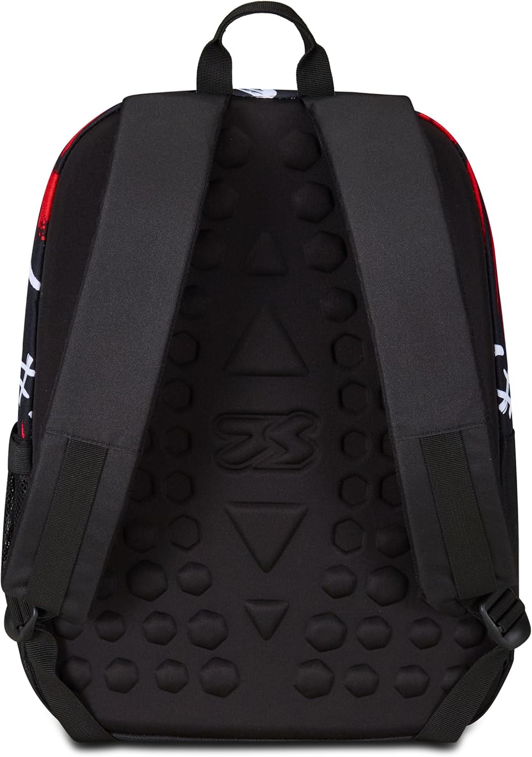 Seven Reversible Backpack, School Bag for Girls and Boys, Satchel School Gymnasium Sport Leisure with Bottle Compartment, Laptop Compartment, with Headphones, Padded, Extra Pocket, Black/Red – Bild 7