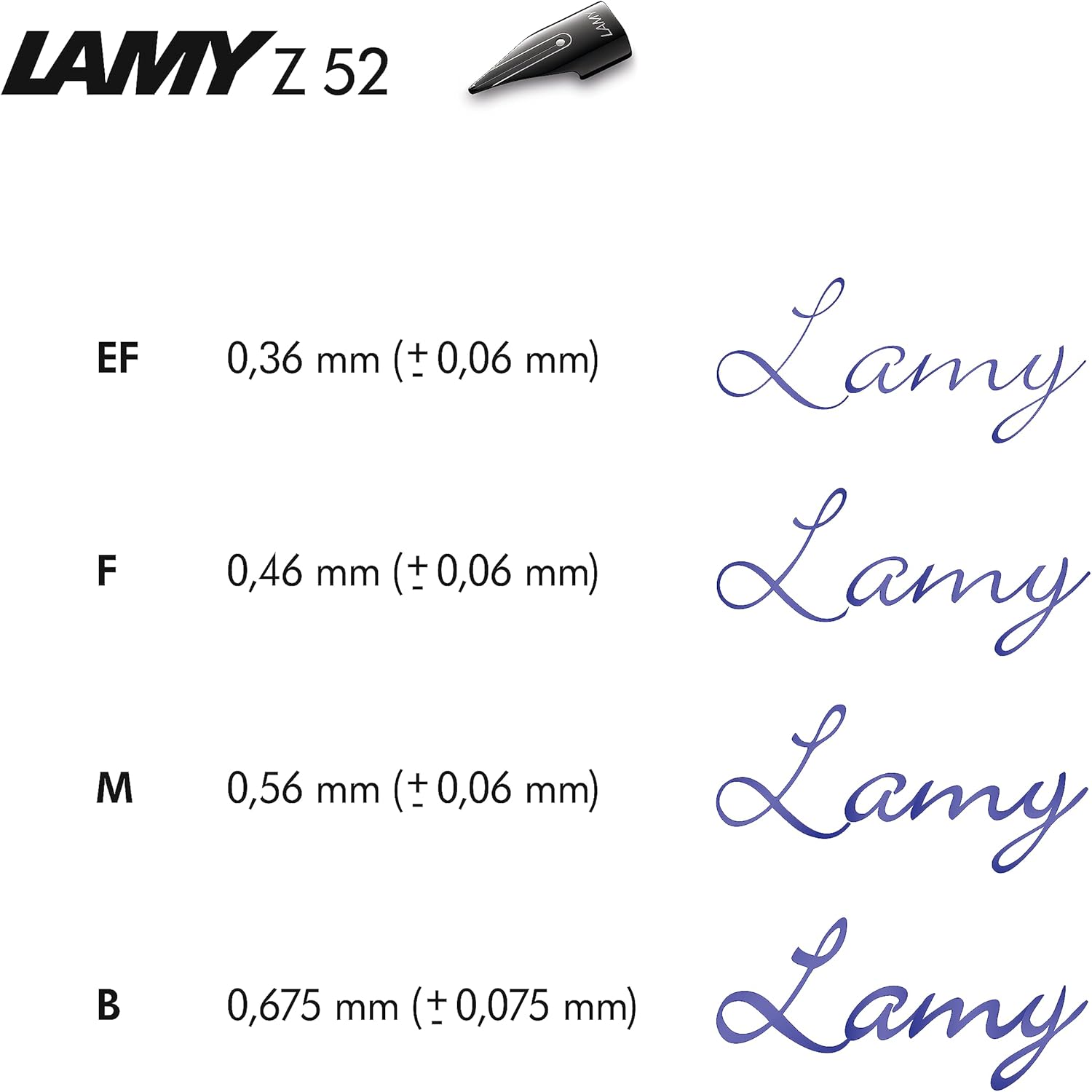 Lamy 1231787 Z 52 Refill fine Stainless Steel NIB – Bild 2