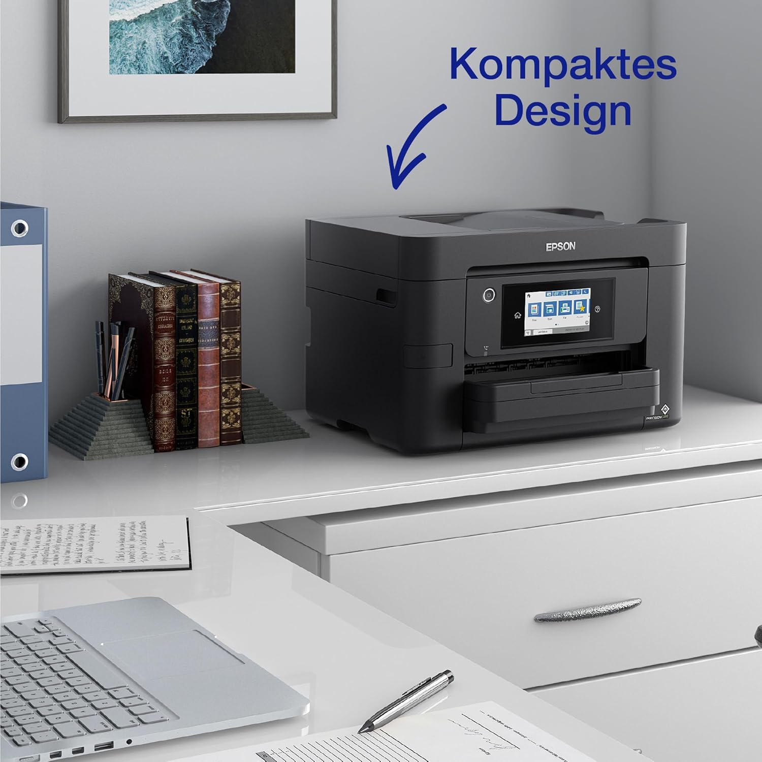 Epson Workforce Pro WF-4820DWF 4-in-1 Ink Multifunctional Device (Print, Scan, Copy, Fax, ADF, WiFi, Ethernet, NFC, Duplex, Single Cartridges, DIN A4), incl. 9 Months ReadyPrint Flex Ink Tariff, Black – Bild 7