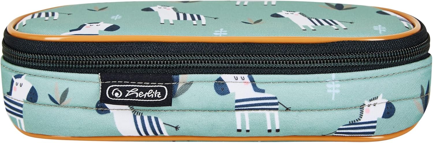 Herlitz Unisex Children's Pencil Case, Crazy Zebra, Children's Luggage – Bild 2