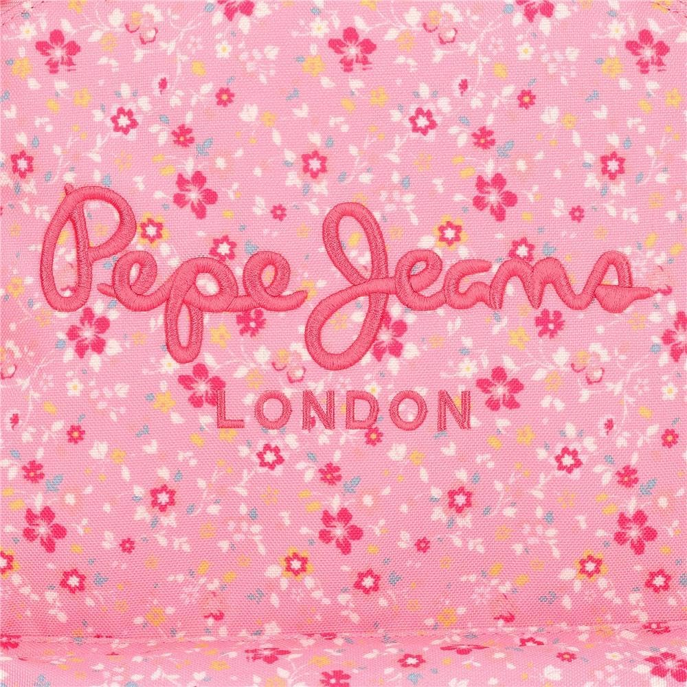 Pepe Jeans Alenka Pencil Case with Organiser, Pink, 22 x 10 x 11 cm, Polyester, 2.2 L, by Joumma Bags, Pink, Talla única Pencil Case with Organiser – Bild 3