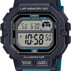 Casio Watch WS-1400H-3AVEF, blue, Stripes