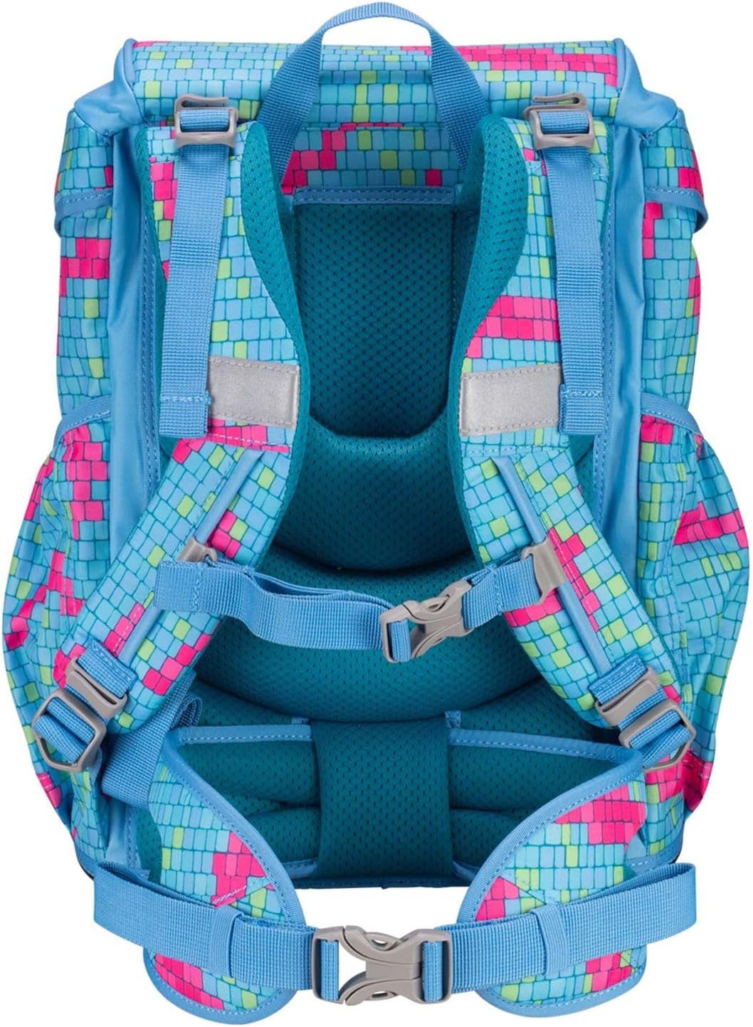 DerDieDas ErgoFlex Superlight School Bag Set 5 Pieces Happy Pixel – Bild 3