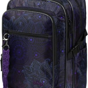 School backpack for boys girls teenagers – ergonomic kids’ backpack with laptop compartment for school – extremely lightweight backpack with chest strap and reflective elements by Baagl
