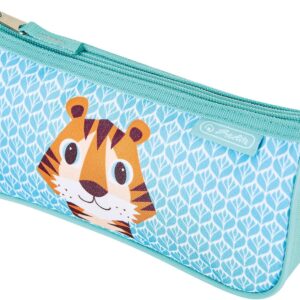 Sport Pencil Case, lightblue, Cute Animals Tiger