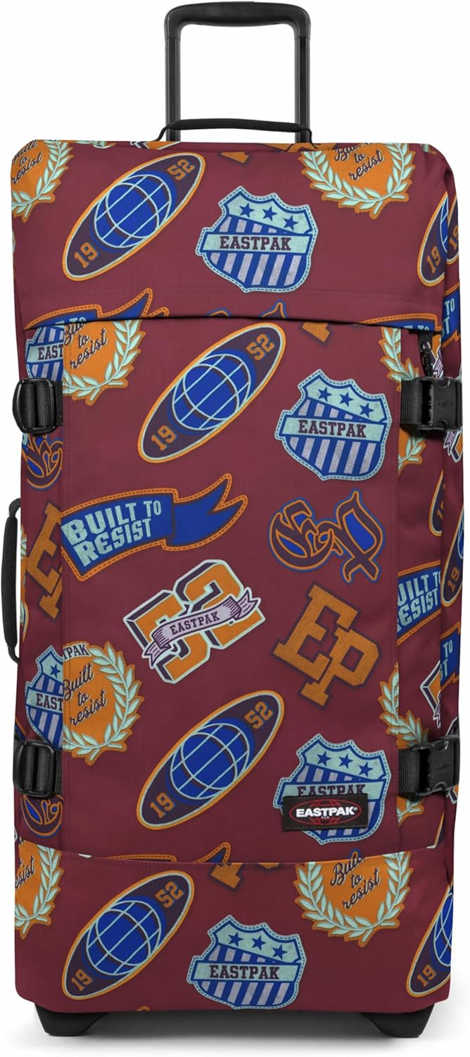 EASTPAK TRANVERZ L Suitcase, 79 x 40 x 33 cm, 121 L, Clash Burgundy (Red), Clash Burgundy, Unit size, TRANVERZ L