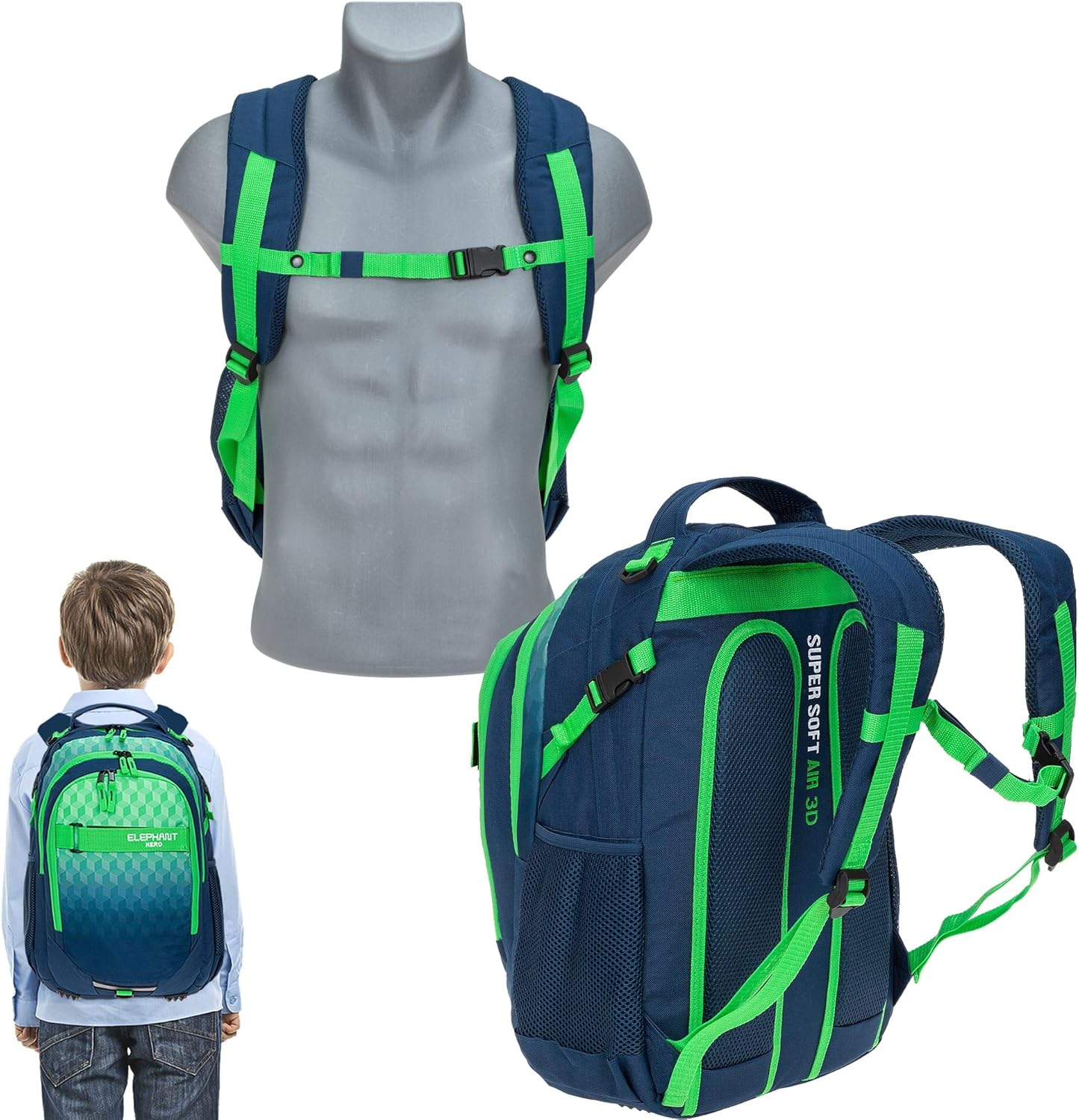 ELEPHANT Hero Signature School Backpack – Bild 4
