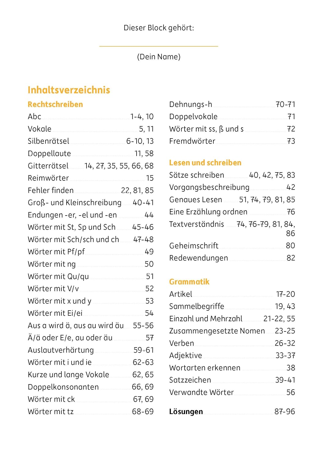 Mein Rätselblock Deutsch 2. Klasse: Rätsel für kluge Köpfe mit Lösungen - Förderung mit Freude (Das Rätselbuch für die Grundschule, Band 682) – Bild 3