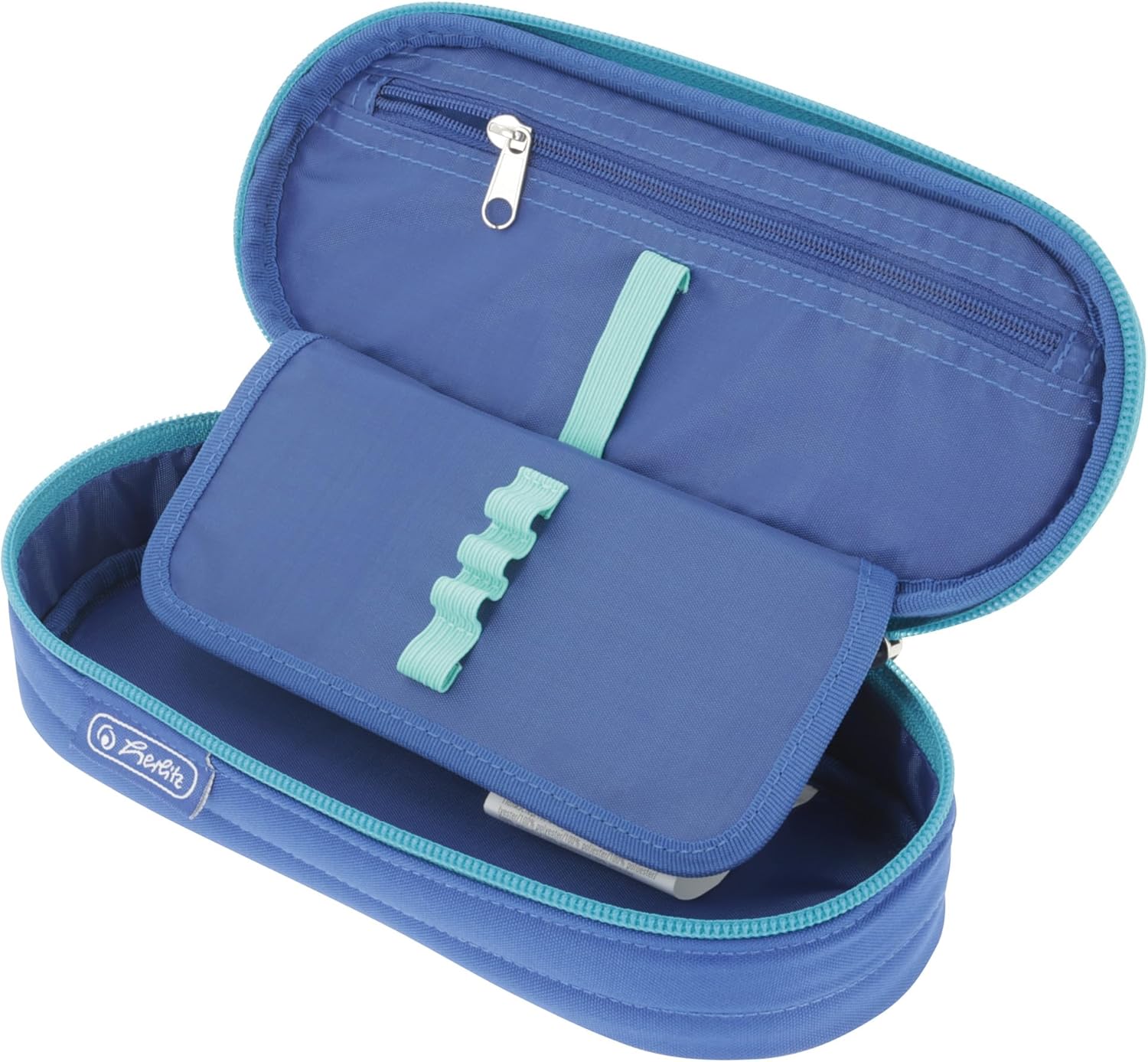 Herlitz Pencil Case Dip Dye Blue/Turquoise, blue, Casual – Bild 2