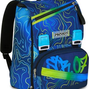 Seven Unisex Children's Expandable School Bag Backpack
