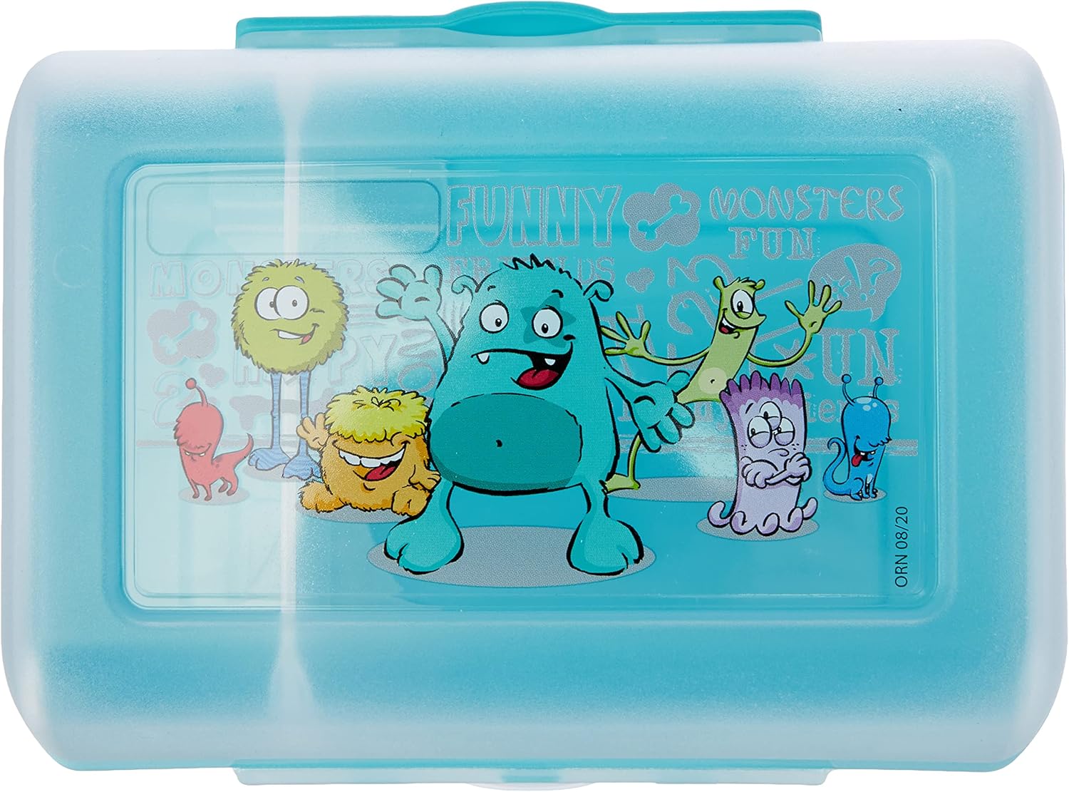 Emsa 514482 Lunch box for children, Removable partition, monster motif, Mint, Variabolo Monster – Bild 2