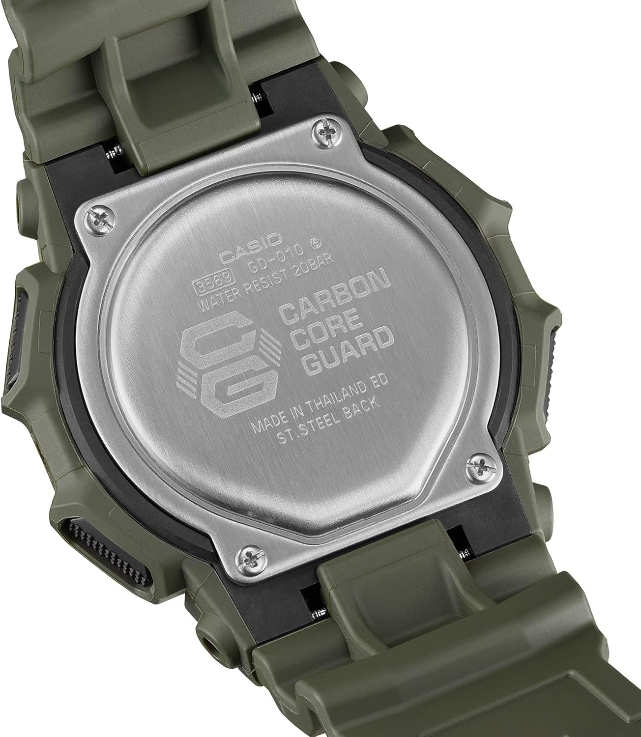 Casio Watch GD-010-3ER, Green, Strap. – Bild 3