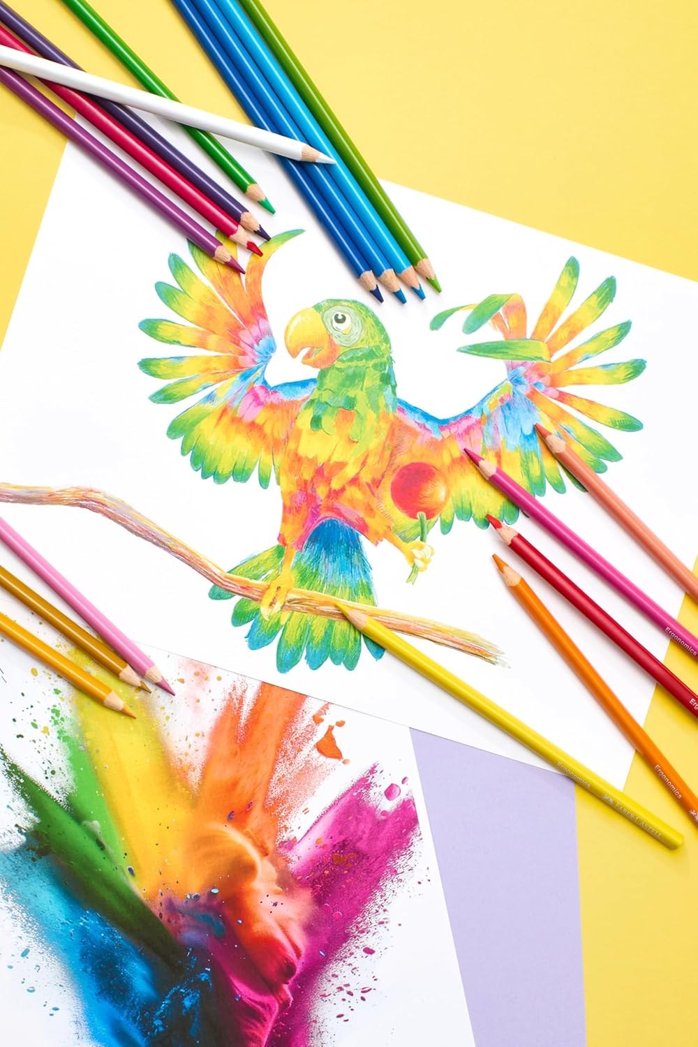 Faber-Castell 116544 Triangular Coloured Pencils, Pack of 24 – Bild 5