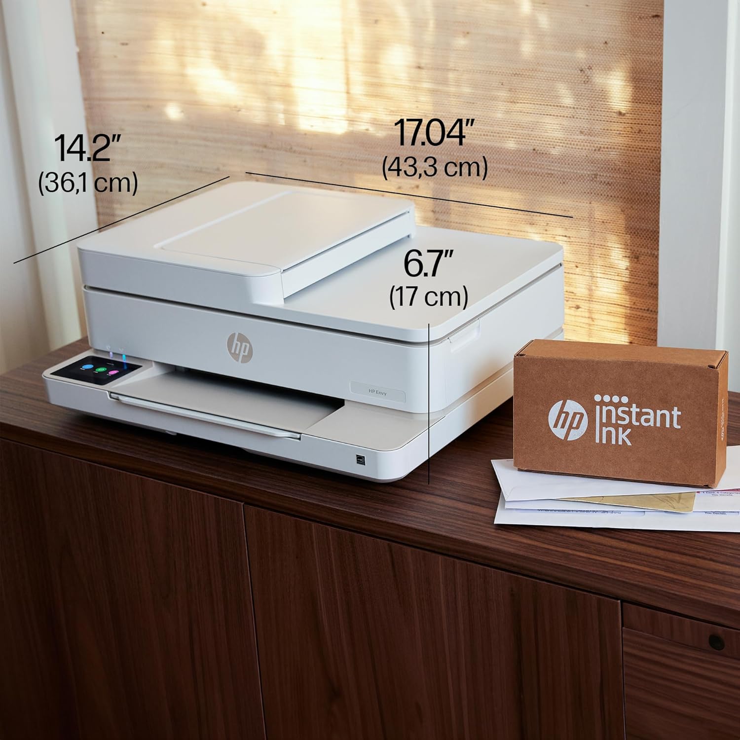 HP Envy 6520e Multifunction Printer, 6 Months Free Printing Instant Ink Included, Print, Copy, Scan, Mobile Fax, Wi-Fi, Automatic Document Feeder, Touchscreen – Bild 7