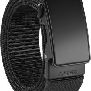 JUKMO Men’s Automatic Belt Nylon 3.8 cm Ratchet Belt