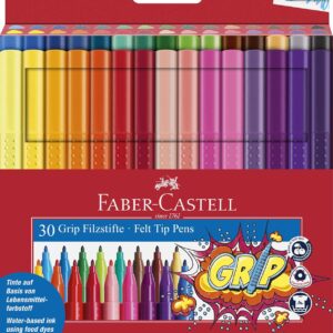Faber-Castell 155310 – Felt Tip Pens Grip Colour Marker