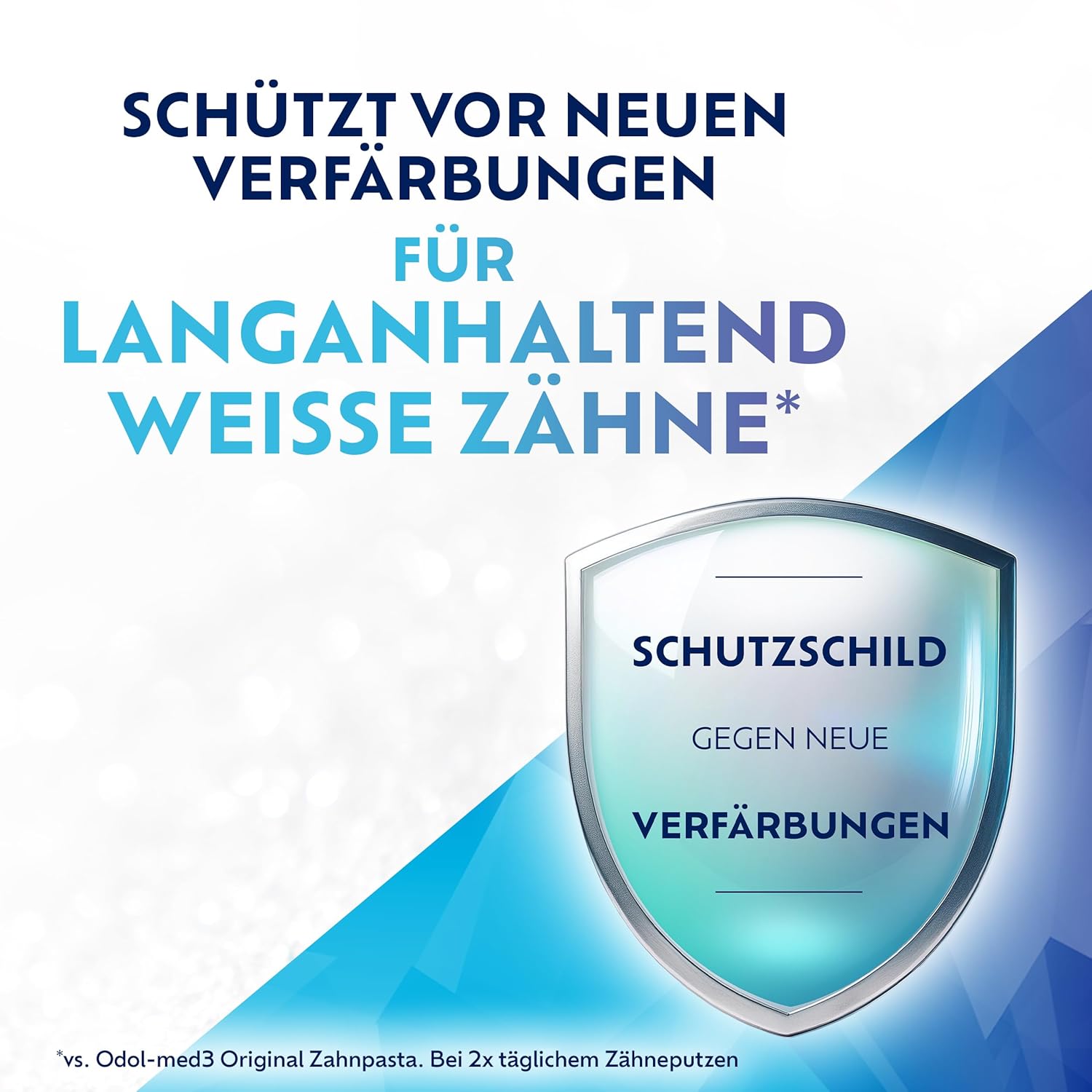 Toothpaste Odol-med3 White reNEW Toothpaste, Up to 3x More Effective Removal of Discolouration*, Formation of a Protective Shield for Long-Lasting White Teeth, 4 x 75 ml – Bild 5