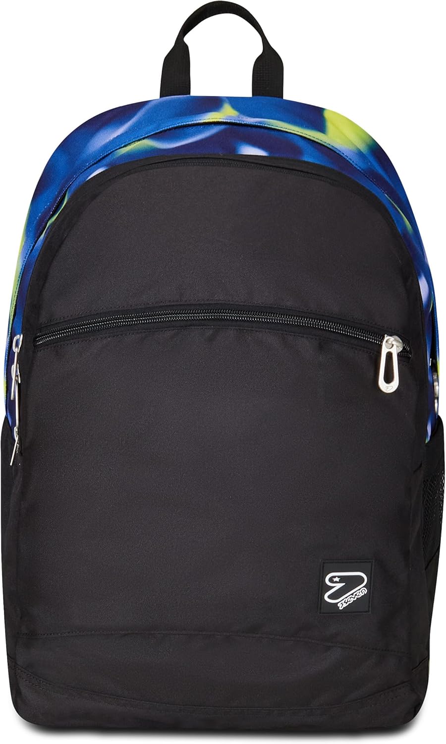 Seven Reversible Backpack, School Bag for Girls and Boys, blue-green, Unit size, School bag – Bild 2