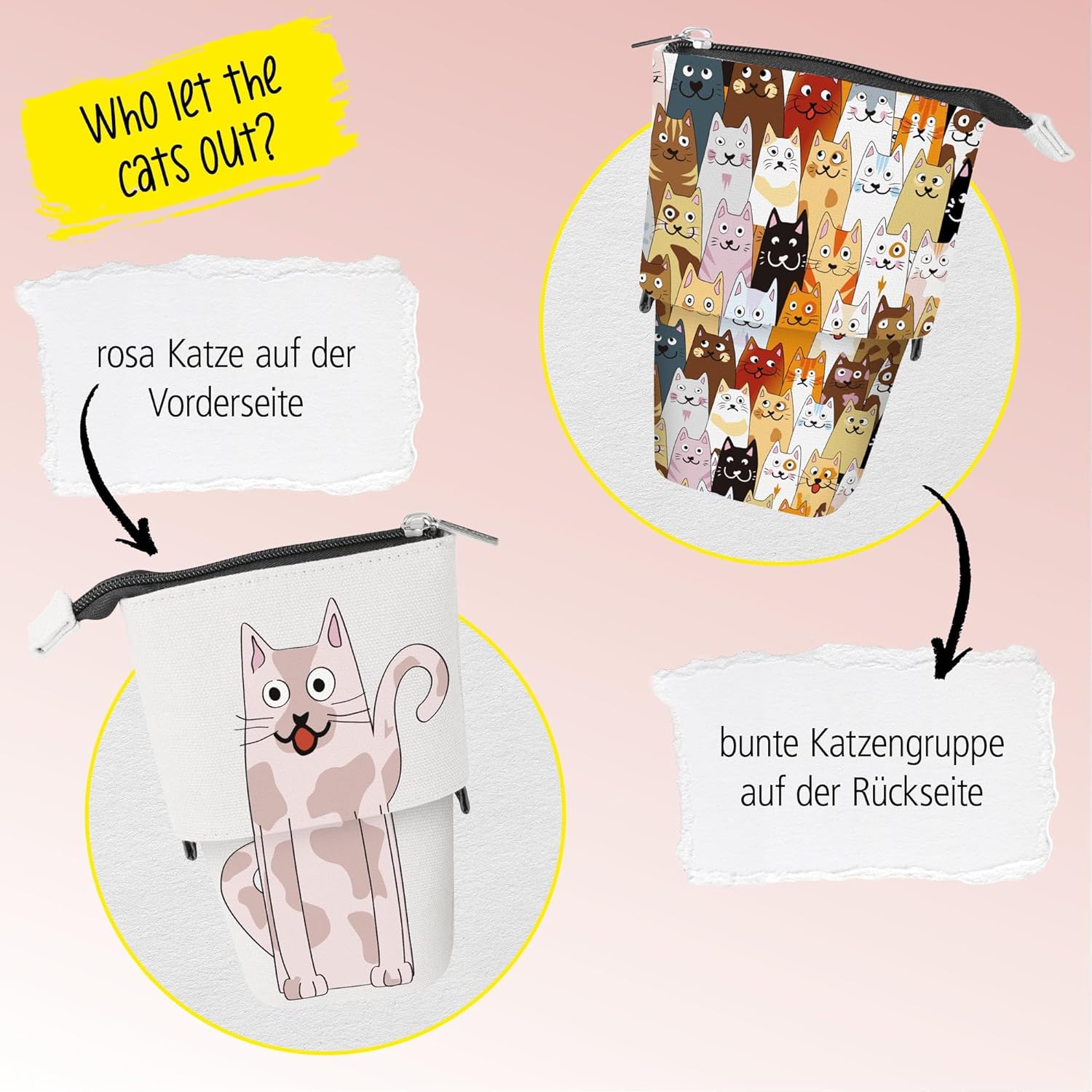 ONLINE Premium-Schlampermäppchen/Pencil Case I Stylisches Schlamperetui für Jungen & Mädchen I Federmäppchen mit praktischem Reißverschluss I Ideal für Schule, Uni & Büro – Bild 5