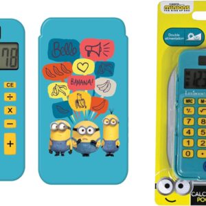 Lexibook Despicable Me Minions Classic and Complex Calculator Functions Rigid Case with Battery Blue Yellow C45DES