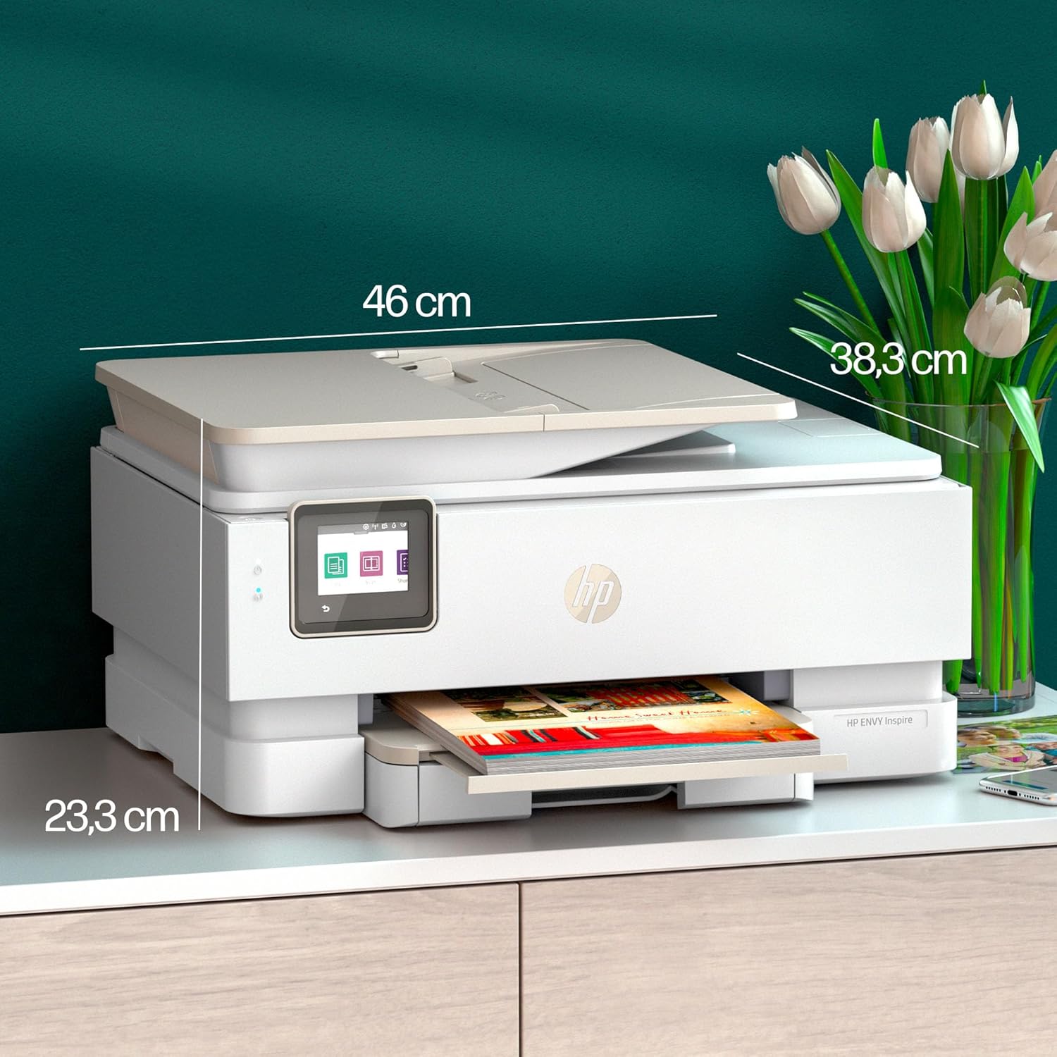 HP Envy Inspire 7920e Multifunction Printer, Inkjet Printer, 6 Months Free Printing Instant Ink Included, Printing, Scanning, Copying, Photo Print, ADF, DIN A4, Wi-Fi, Airprint – Bild 7
