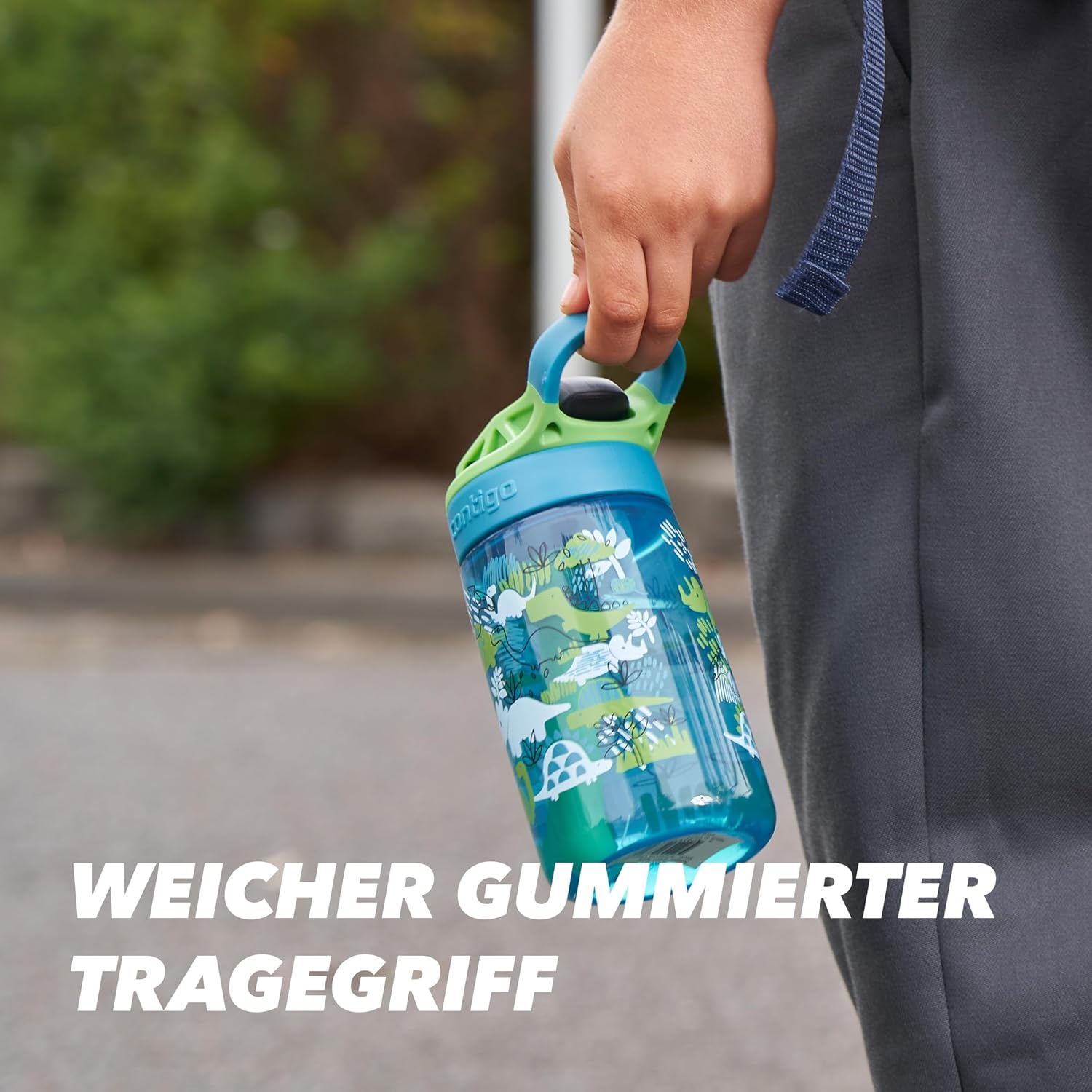 Contigo Kids Water Bottle Easy Clean Autospout with Straw, BPA-Free Durable Water Bottle, 100% Leak-Proof, Easy Cleaning, Ideal for Nursery, School and Sports, 420 ml – Bild 8