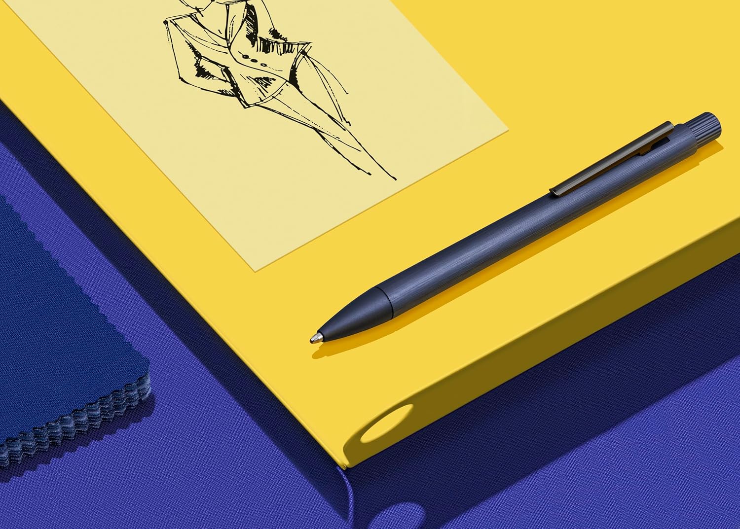 Faber-Castell Neo Slim 146162 Fountain Pen Aluminium Nib Width EF Dark Blue – Bild 6