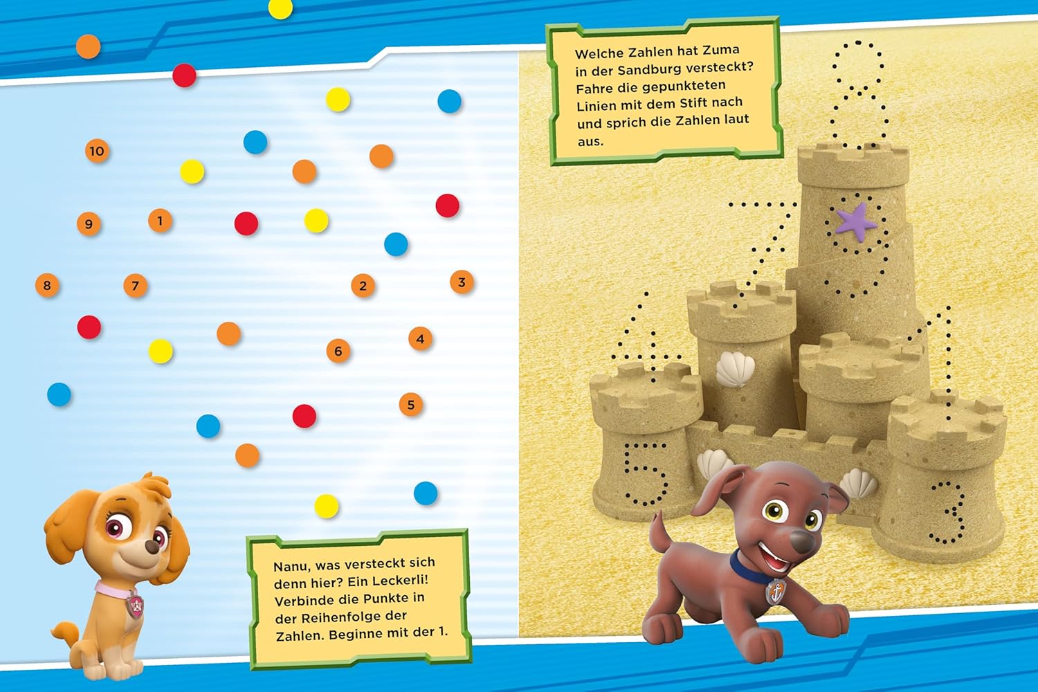 Mein Lernspielheft PAW Patrol Erste Zahlen: Ab 5 Jahren. Mit Stift und abwischbaren Seiten – Bild 7