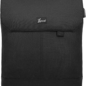 LOVEVOOK Women's Elegant Daypack, Waterproof Daypack with Laptop Compartment 15.6 Inch & Anti-Theft Bag for Trips, University, School and Office, A-Black