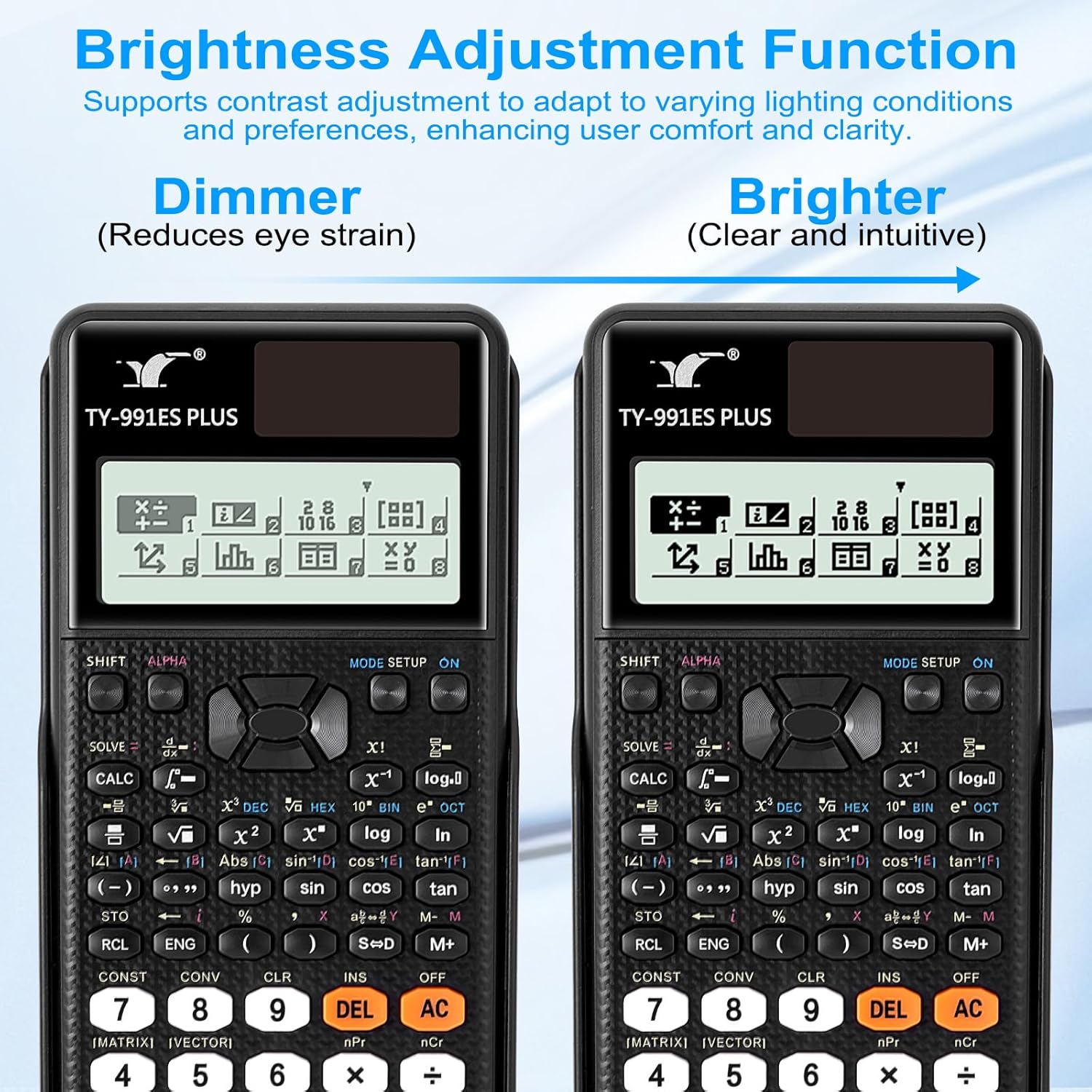 Scientific calculator for precise calculations in school and work. – Bild 7
