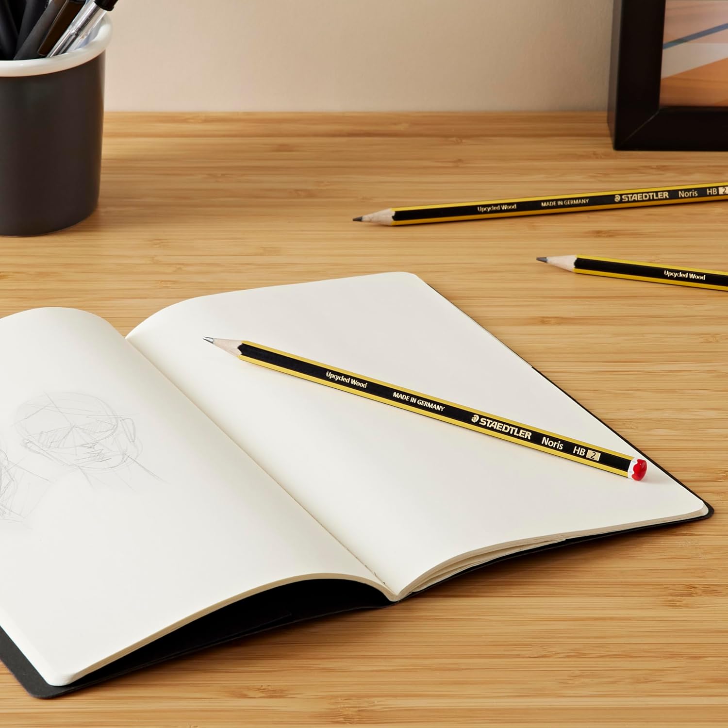 Staedtler Noris 122 HB Pencil with Eraser tip (Pack of 10) – Bild 7
