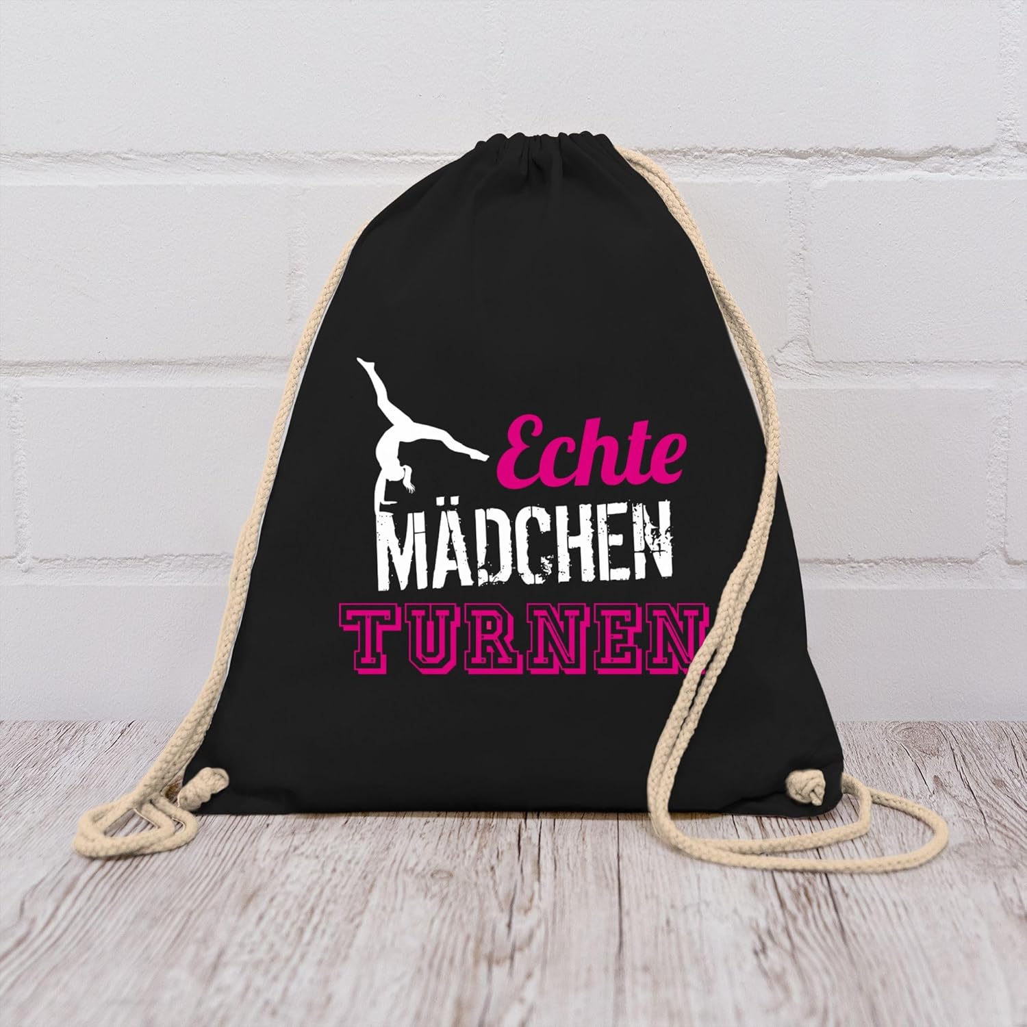 Other sports - real girls gymnastics - gym bag and fabric bag made of organic cotton – Bild 7