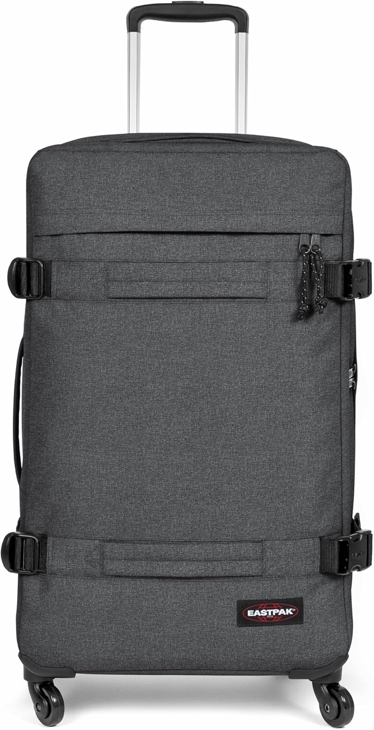 Eastpak, TRANSIT'R 4 XL, Unisex Adult Suitcase, Black Denim, Black Denim, 43.5 cm x 30 cm x 83.5 cm