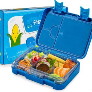 schmatzfatz Junior Children's Lunch Box, Bento Box with Variable Compartments