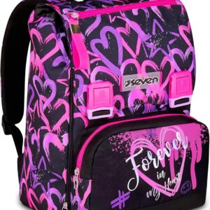 Seven Unisex Children’s Expandable School Bag Backpack