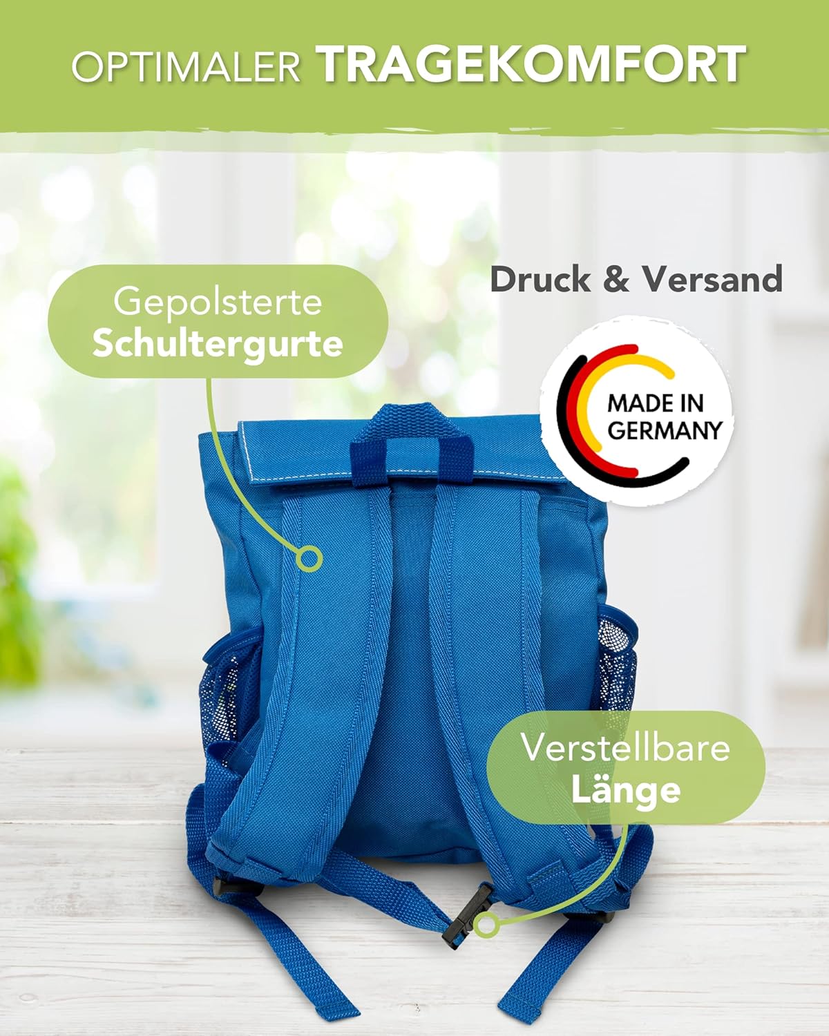 Children's Backpack with Name - Personalised Nursery Backpack - Nursery Bag - Printed – Bild 6