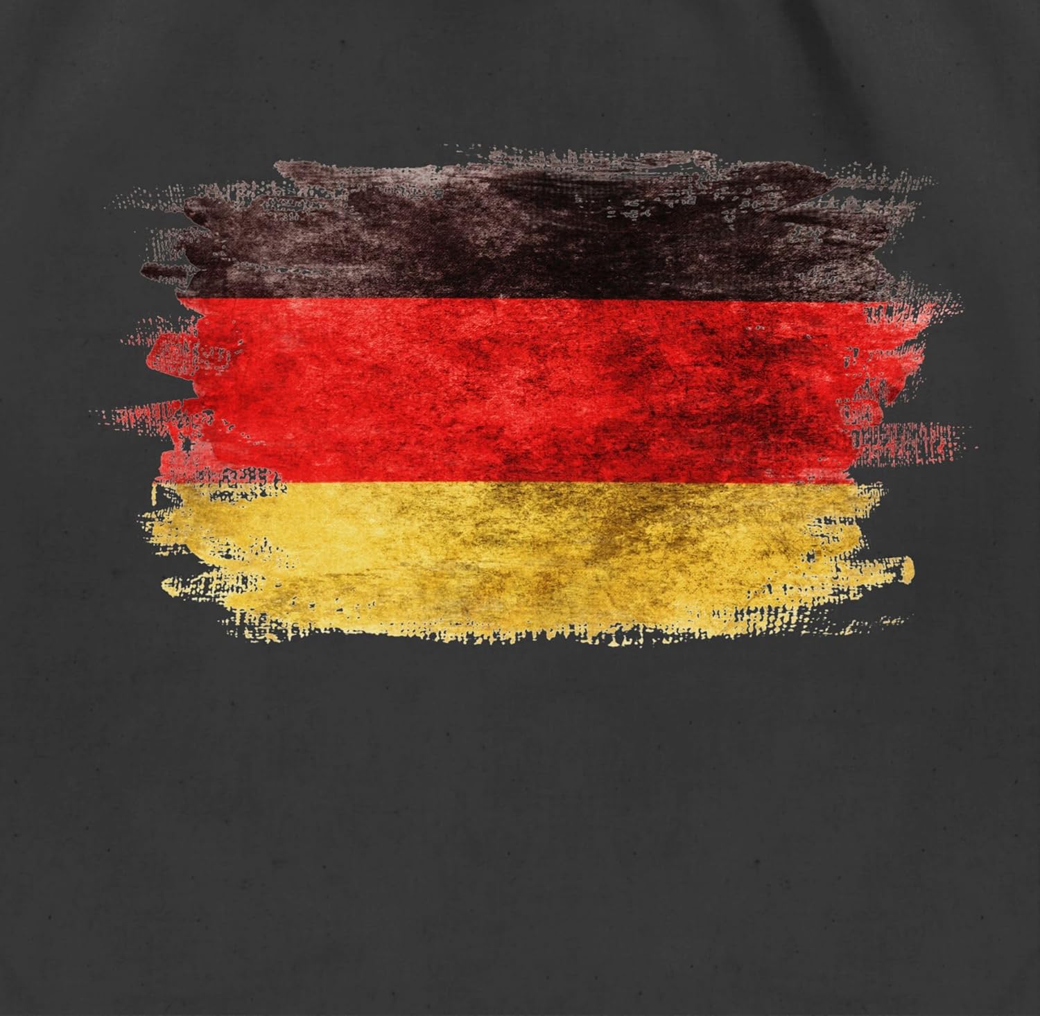 Shirtracer - Gym Bag Backpack - Football Euro World Cup - Bags - Vintage Germany Flag | Black Red Gold – Bild 2