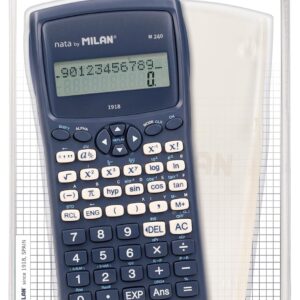 MILAN M240 Series 1918 Blue Scientific Calculator Blister Pack