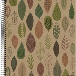 Miquelrius - 100% Recycled A4 Notebook, 120 Sheets, 80 g Paper, 4 Holes, Recycled Card Cover, Design Eco Friendly Sheets