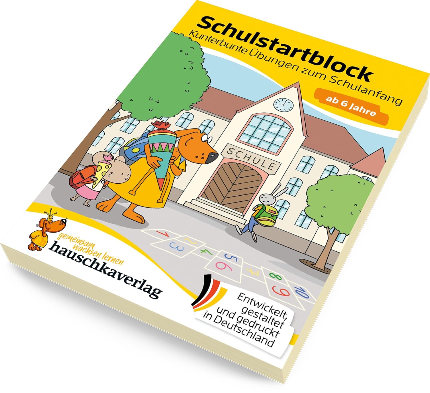 Schulstart-Block ab 6 Jahre – Kunterbunte Übungen zum Schulanfang: Vorschule und Schulanfang – Einschulung Mädchen, Einschulung Junge - Buchstaben und ... Vorschule und Einschulung, Band 706) – Bild 2