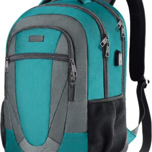 BIKROD Men's and Women's Backpack, School Backpack for Boys, Girls, Teenagers, Waterproof Backpack, 17.3 inch Laptop Bag with USB Charging Port, Work, Travel, Hiking Backpack with Anti-Theft Bag