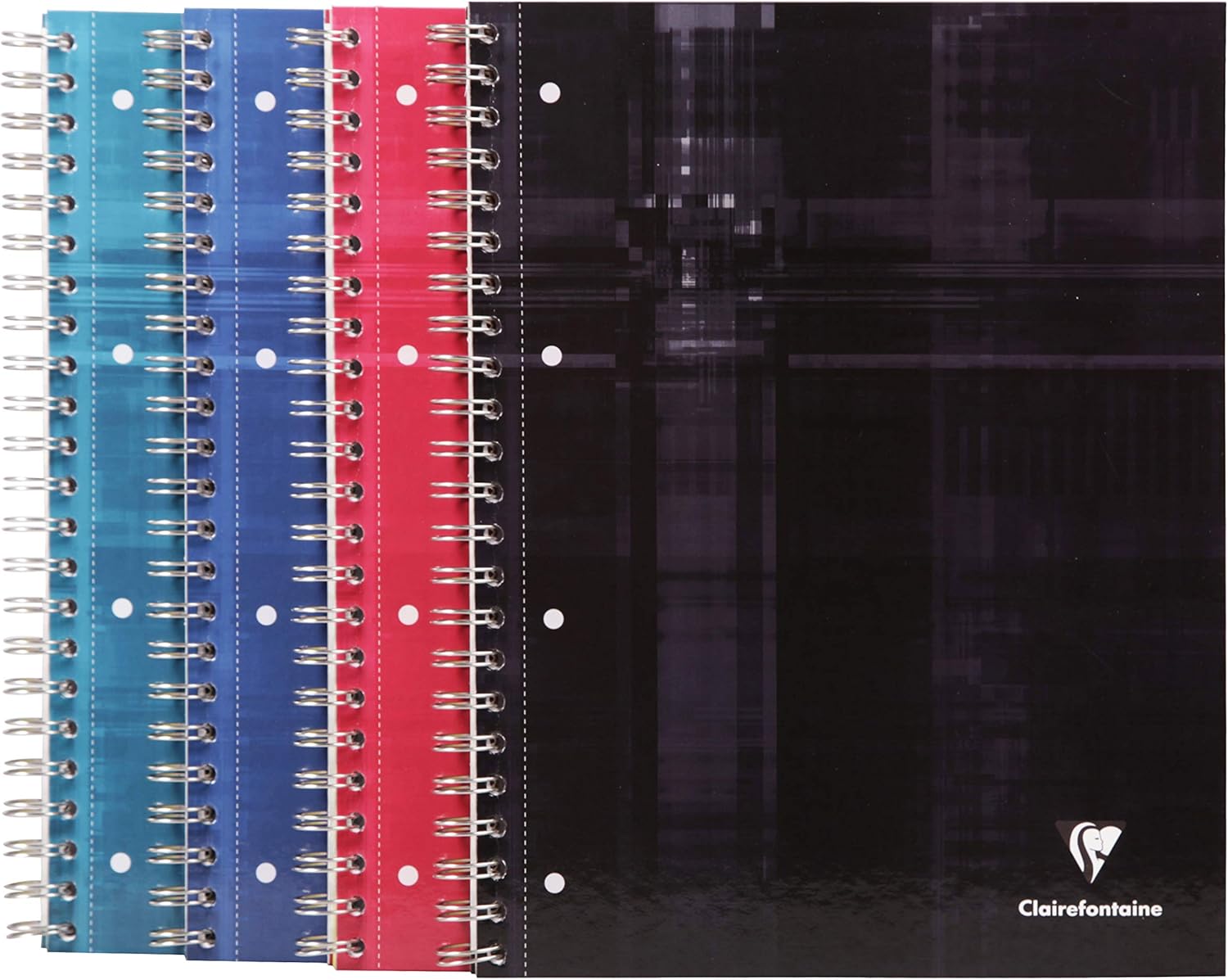 Clairefontaine 8215C Bind´O Block Conference Pad (A4+, 22.5 x 29.7 cm, Lined with Margin, 80 Sheets, 90 g) Pack of 1 Assorted Colours