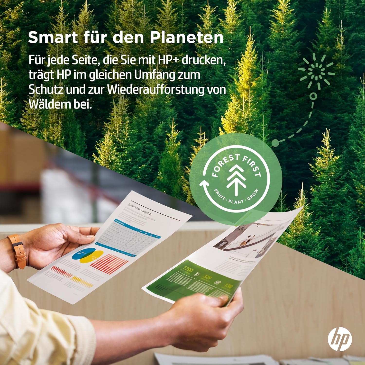 HP DeskJet 2720e Multifunctional Printer (HP+, Printer, Scanner, Copier, Wi-Fi, Airprint) Includes 6 Months Instant Ink – Bild 6