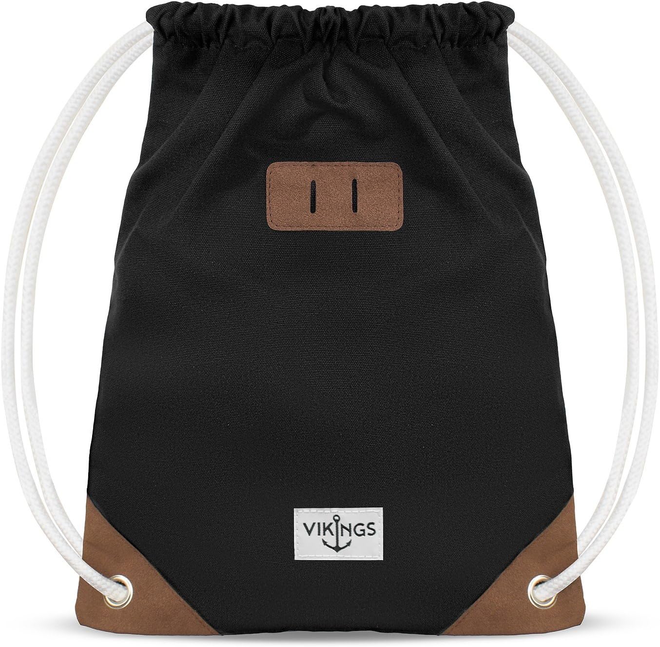 New Model Gym Bag Cotton Canvas Bag Sport Women Men Children, black