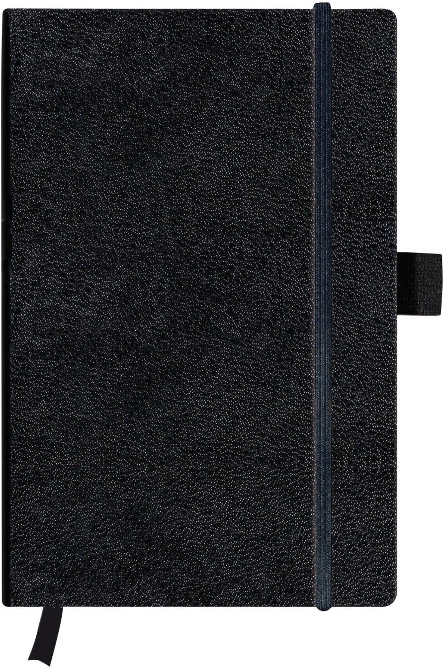 Herlitz Notebook A6 96 Sheets Blank Black Book