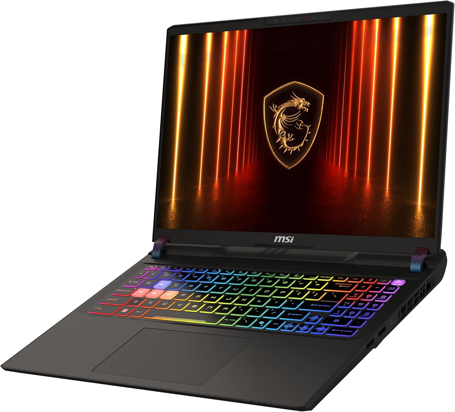 MSI Vector 16 HX AI Gaming Laptop, 16" QHD+ 240Hz Display, Intel® Core™ Ultra 7 255HX, NVIDIA GeForce RTX 5070 Ti, 16GB RAM, 1TB SSD, Windows 11 Home, QWERTZ Keyboard, Cosmos Grey, A2XWHG-264 – Bild 9