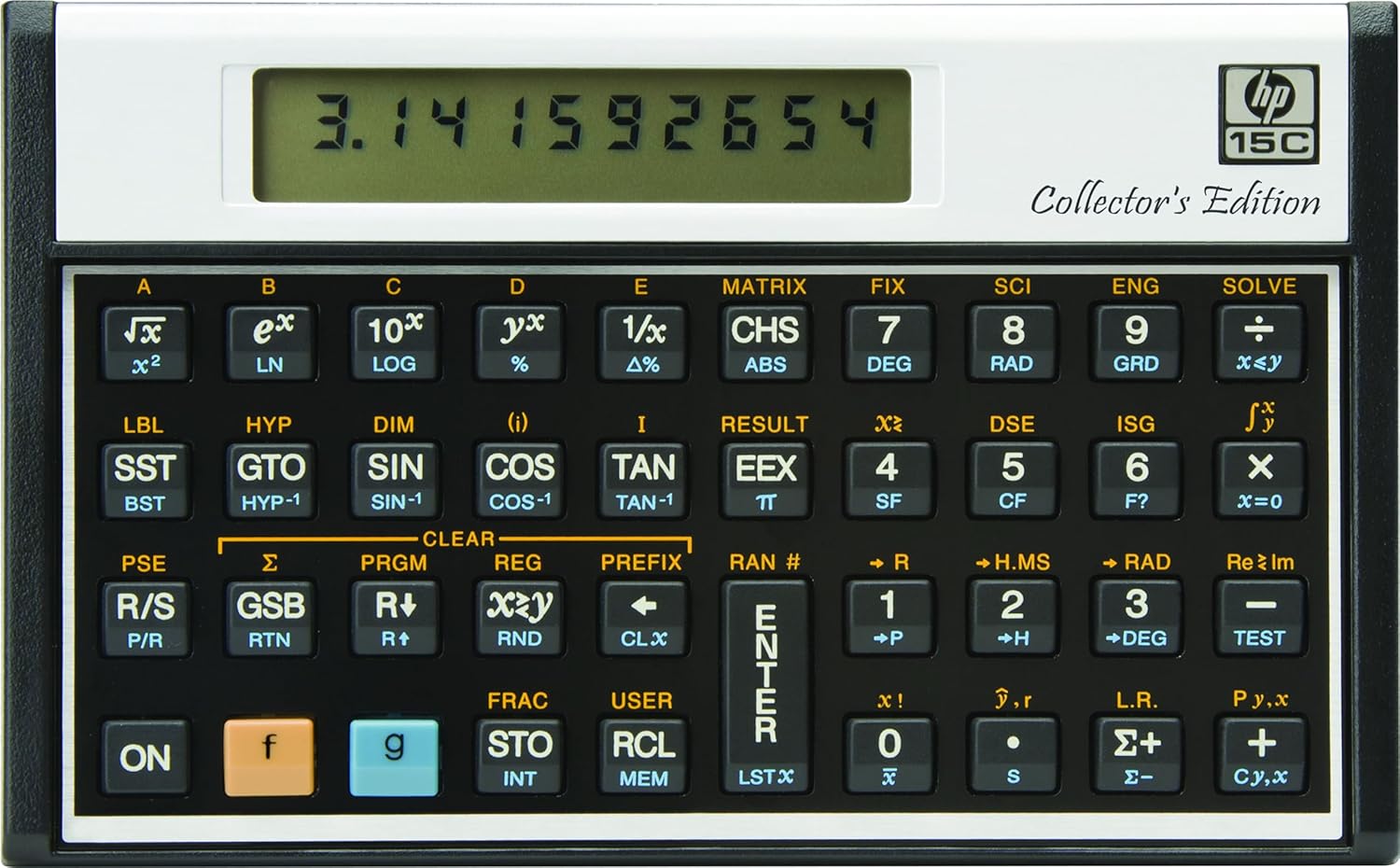 HP 15C Scientific Calculator - Collector's Edition
